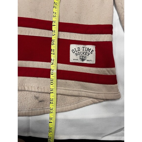 DETROIT REDWINGS Old Time Hockey Lacer Hoodie Hockey Style Gordie Howe #9 XL - Picture 4 of 16